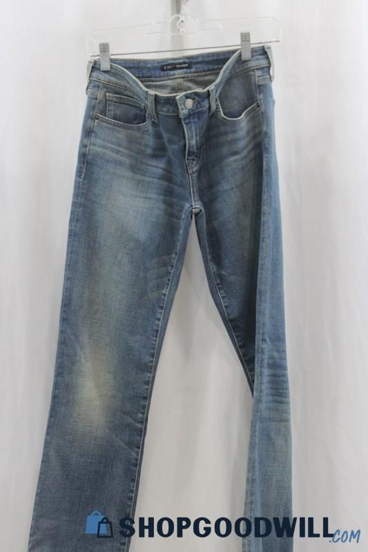 Lucky Brand Womens Blue Washed Slim Boot Jeans Sz 6