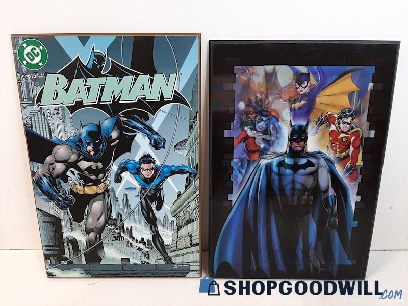 2 DC Batman Wooden Wall Plaques 20