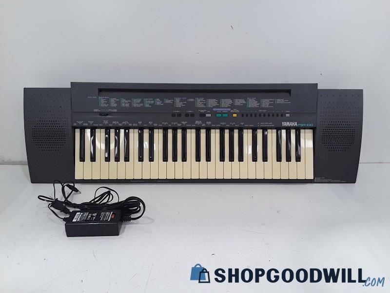 Yamaha PSR-100 Electronic Piano Keyboard w/Power Cord SN#0070787 *POWERS ON