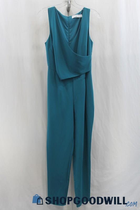 Ali & Jay Women's Blue Crossover Jumpsuit SZ S