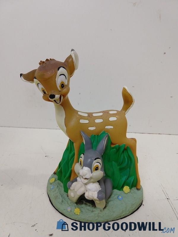 Disney Bambi & Thumper Resin Figurine Home Décor Multicolor Classic VINTAGE
