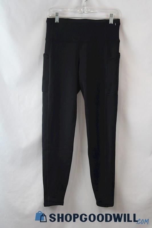 Athleta Women's Black Plush Lined Ankle Leggings sz S