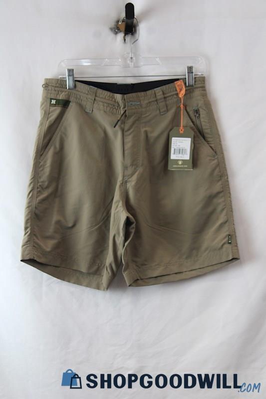 NWT Houter Bros Men's Brown Hybrid Shorts Sz 30