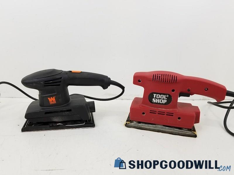 Wen & Tool Shop 1/3 Sheet Corded Sander Set, Vintage Power Tools (PWRS On)