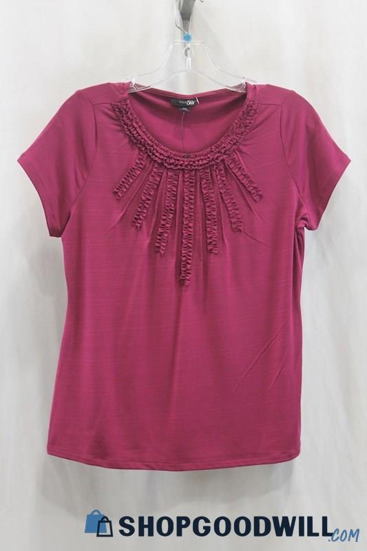 East 5th Women's Dark Pink Tunic Blouse SZ PM