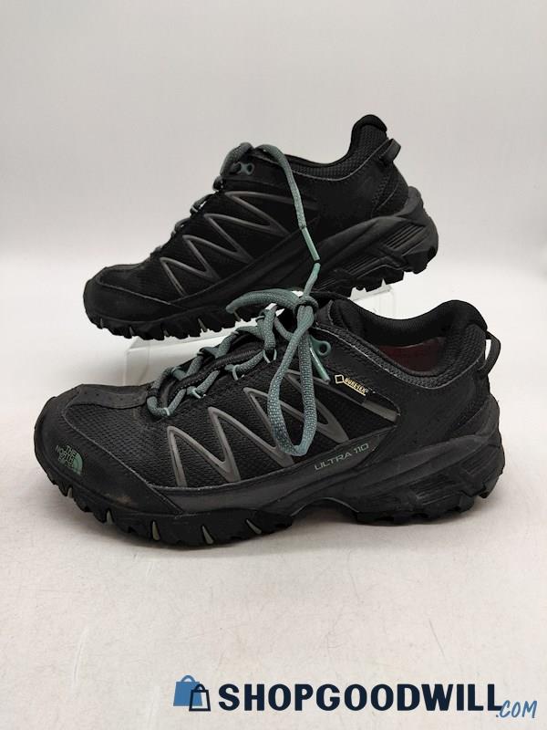 The North Face Women's Black/Gray Trail Running Shoes SZ 8.5