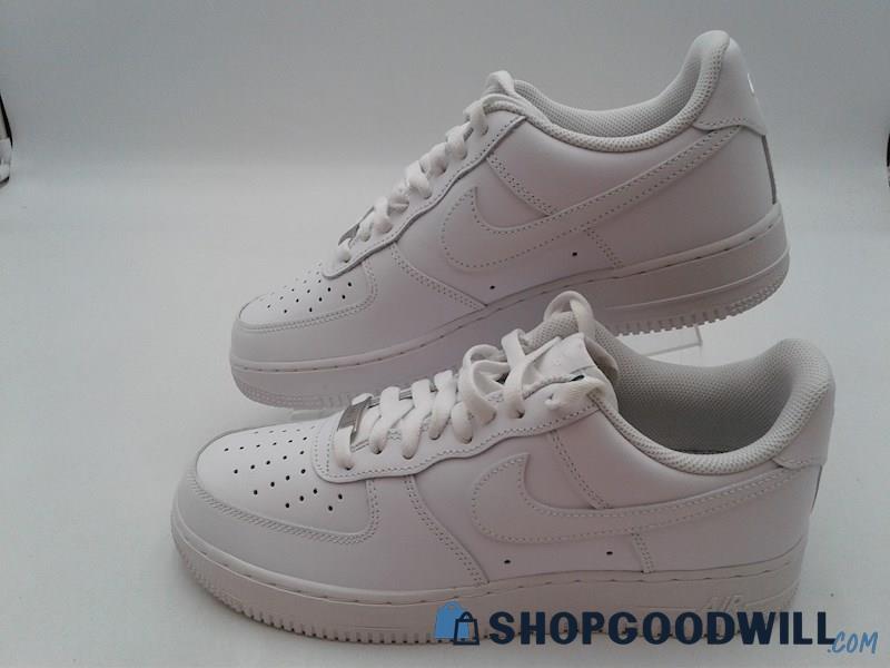 Nike Men's Air Force 1 White Low Sneakers Sz 8.5