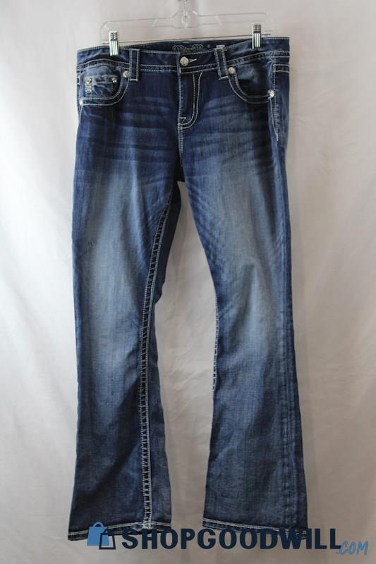 Miss Me Women's Blue Slim Bootcut Jeans sz 31