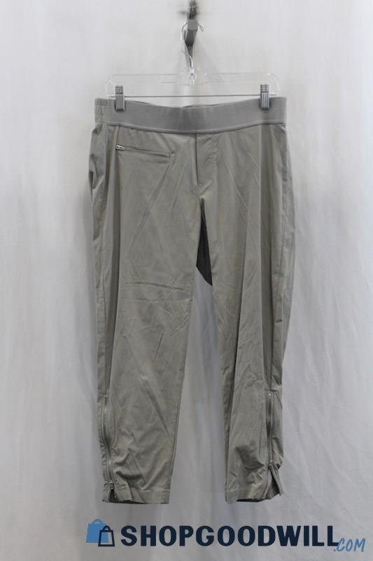 Athleta Women's Grey Pull-on Tech Pants SZ 10P