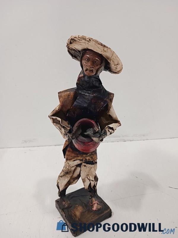 Vintage Mexican Paper Mache Figurine