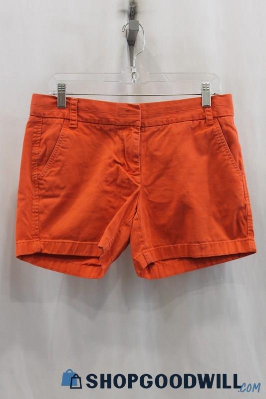 J.Crew Women's Orange Chino Short SZ 6