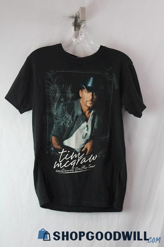 Tim McGraw Emotional Traffic Tour 2011 Men's Black Concert T-Shirt SZ S