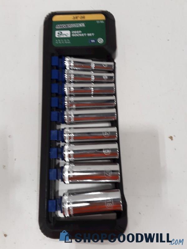 9-Piece Deep Socket Set by Master Force - NEW 