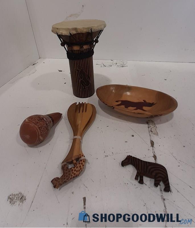 Lot Of Mixed Wooden Collectibles 