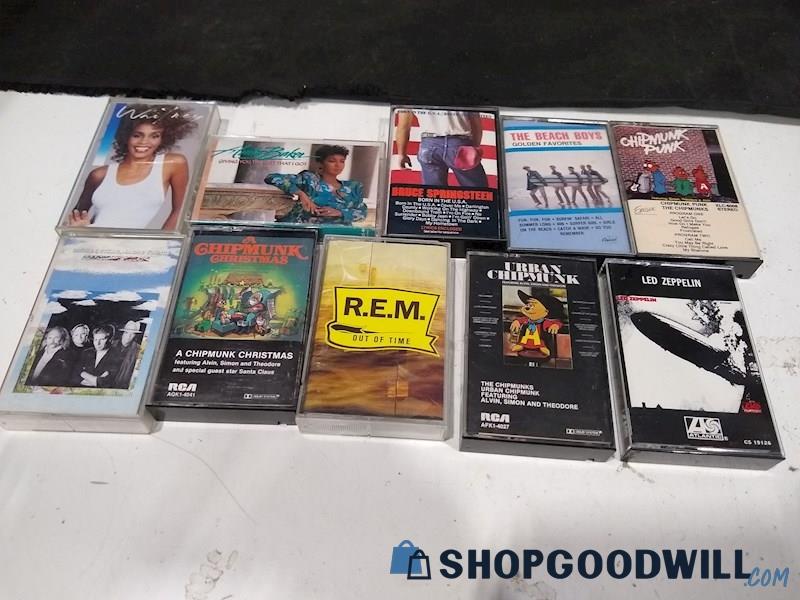 Cassette Taps Mix Whitney Houston & Anita Baker & Bruce Springsteen + More 