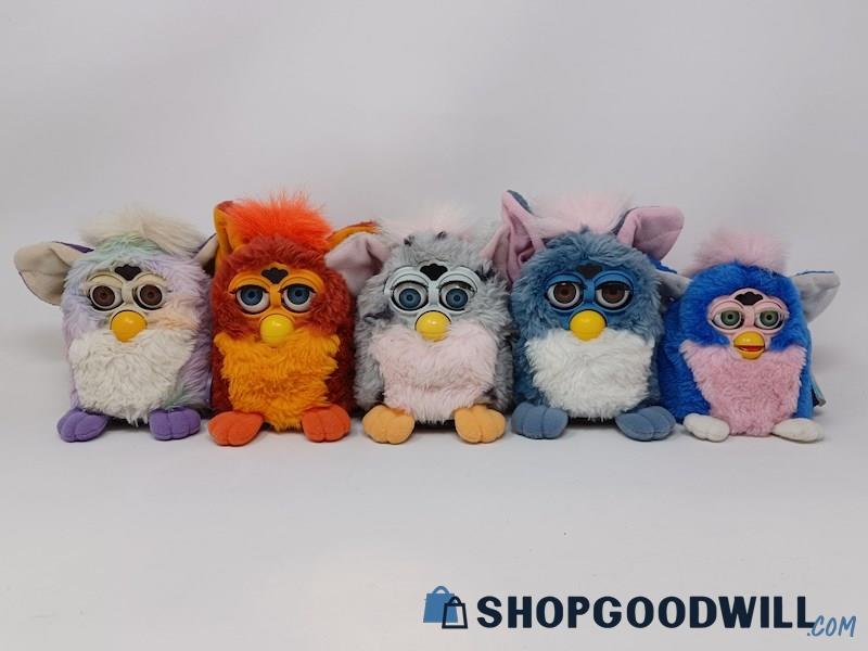 Vintage NON-WORKING Furby/Furby Baby Interactive Pet Tiger Electronics Lot of 5