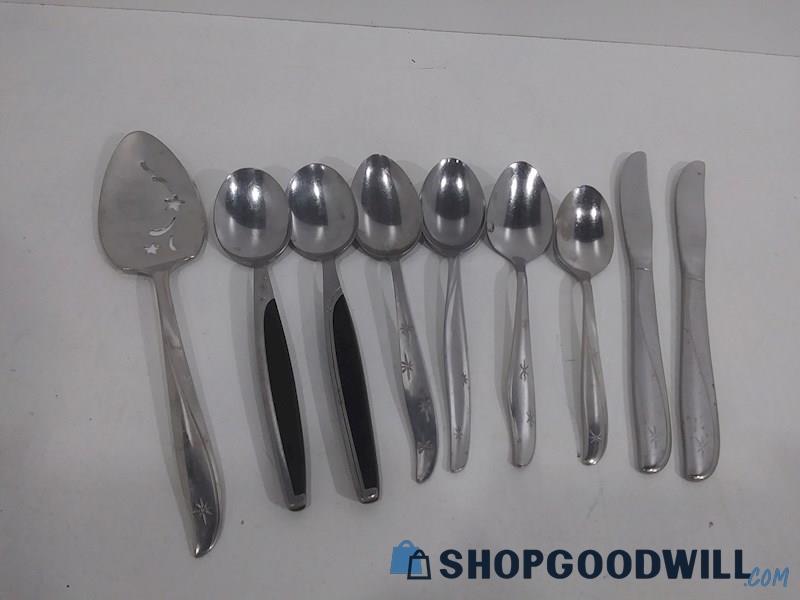 Mixed Brand Japan Stainless Steel Flatware Lot 9pc