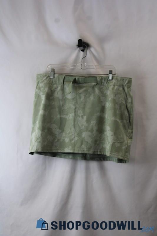 Columbia Women's Sage Green Athletic Built in Belt Skort SZ XL