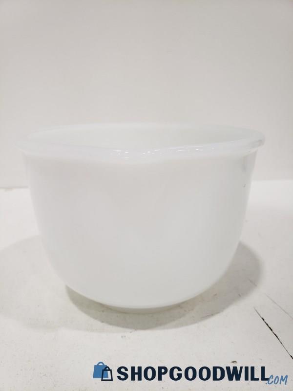 Glass bake For Sunbeam White Milk Glass Mixing bowl 
