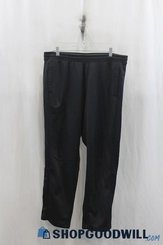 Under Armour Mens Black Sweat Pullon Pants Sz XL