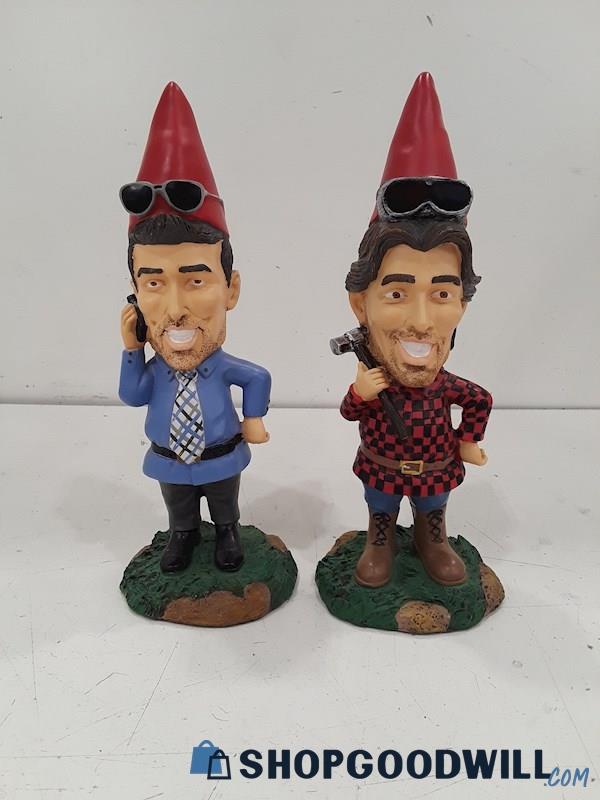 2PC 2016 Limited Edition Scott Living Brothers Gnome Decorative 12.5