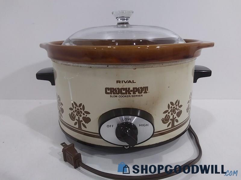 Vintage Rival Crock Pot - Tested Powers On