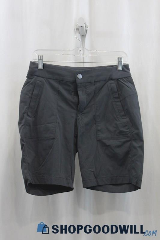 Athleta Womens Dark Gray Utility Shorts Sz 4