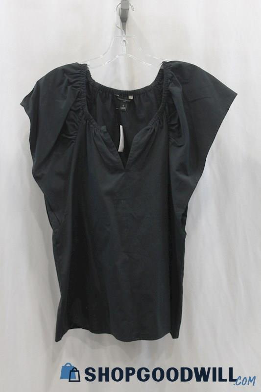 NWT Banana Republic Women's Black Tunic Blouse SZ S