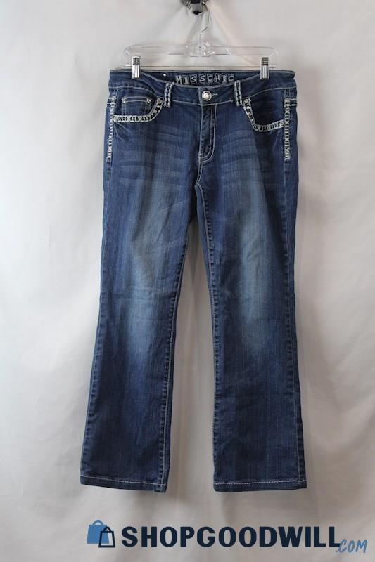 Miss Chic Women's Blue Bootcut Jeans sz 13