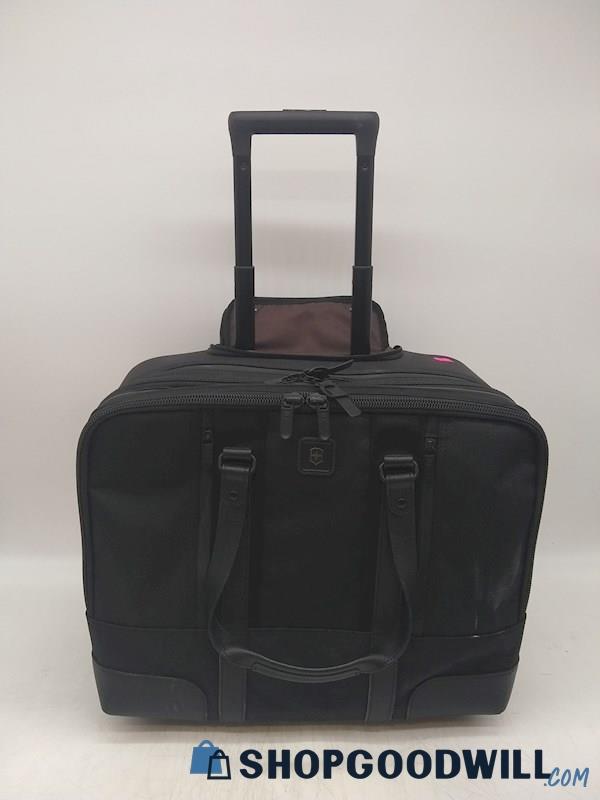 Victorinox Lexicon Professional Century Black Canvas Carryon Handbag Purse 