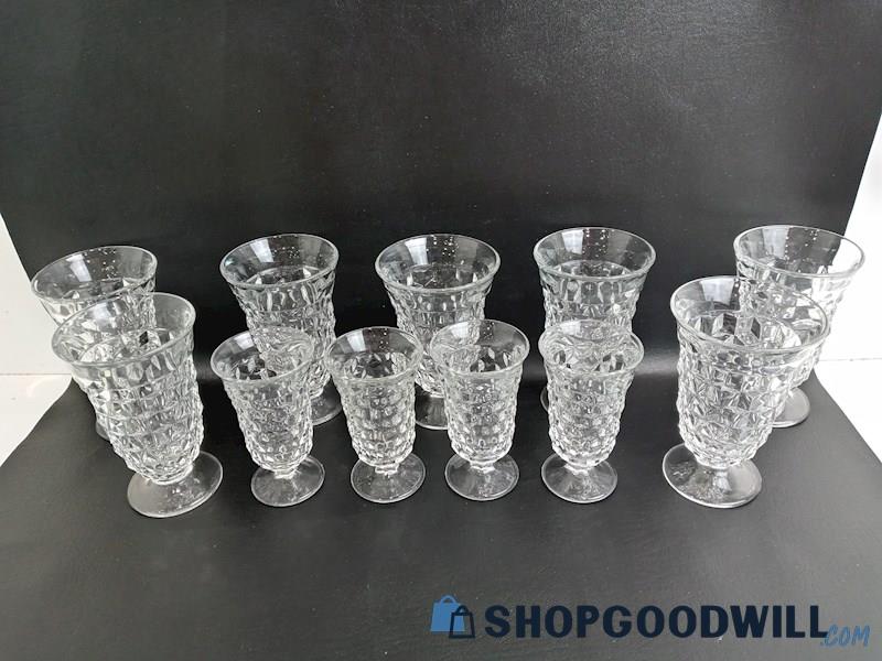 11pc Glassware Set Home Decoration Kitchen Appears Fostoria Glassware Set