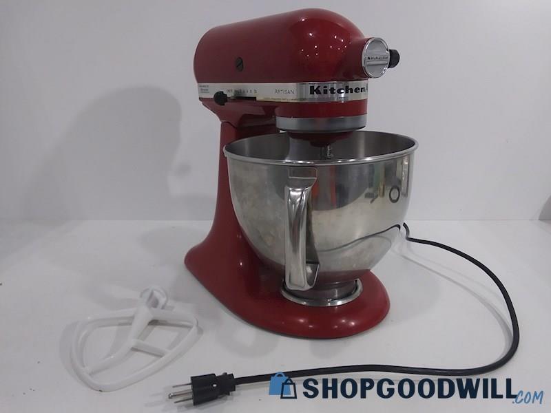 KitchenAid KSM150PSER Artisan Stand Mixer Red - Tested Powers On