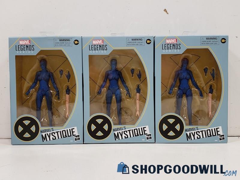 Marvel Legends Series Mystique Action Figure X3 ALL NIB SEALED 