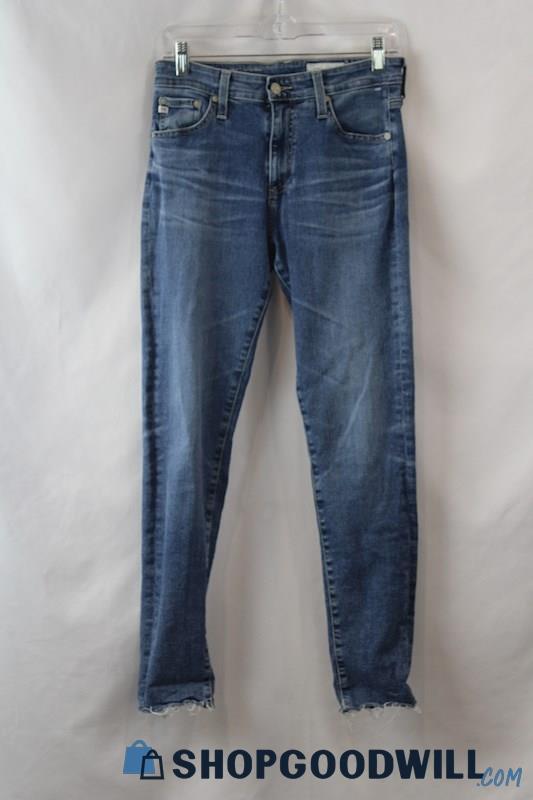 AG Women's Blue Skinny Jeans sz 28