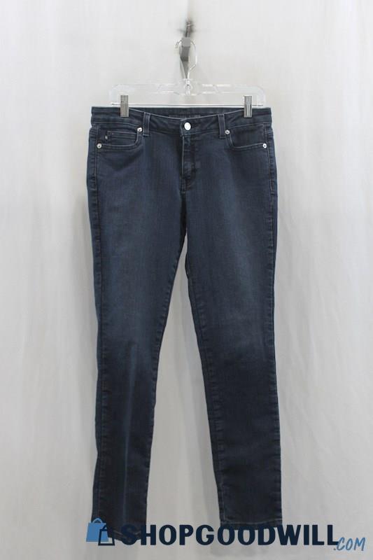 Michael Kors Womens Dark Blue Skinny Jeans Sz 8