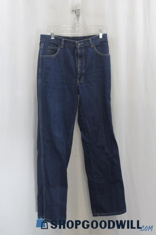 Calvin Klein Mens Dark Blue Straight Leg Jeans Sz 32