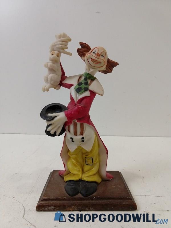 Magical Clown W/Bunny Hat Trick Figure UNBRANDED