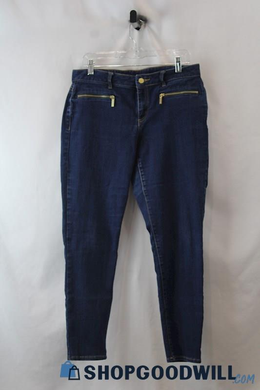 Michael Kors Women's Dark Blue Skinny Ankle Jean SZ 8