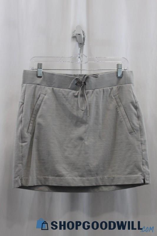 Athleta Womens Gray Stripe Skort Sz XS