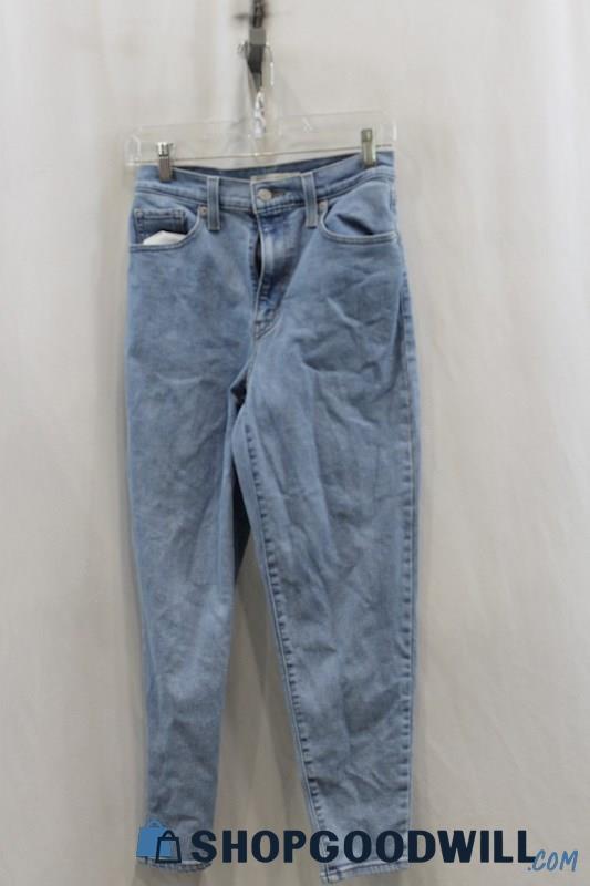 Levi's Woman's Blue Straight Jeans sz 26