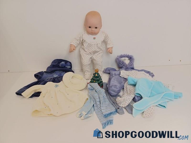 Bitty Baby Pleasant Company Doll With Winter Wonderland +MORE Outfits Lot