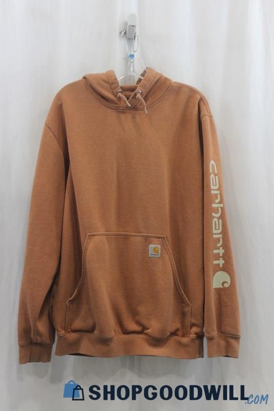 Carhartt Men's Brown Pullover Hoodie SZ M