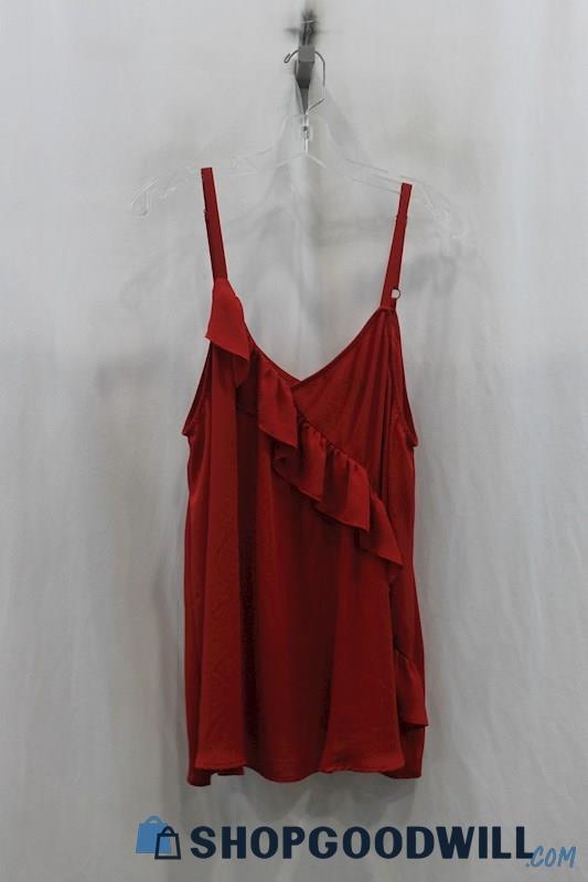 Torrid Womens Red Ruffle Cami Top Sz 2X