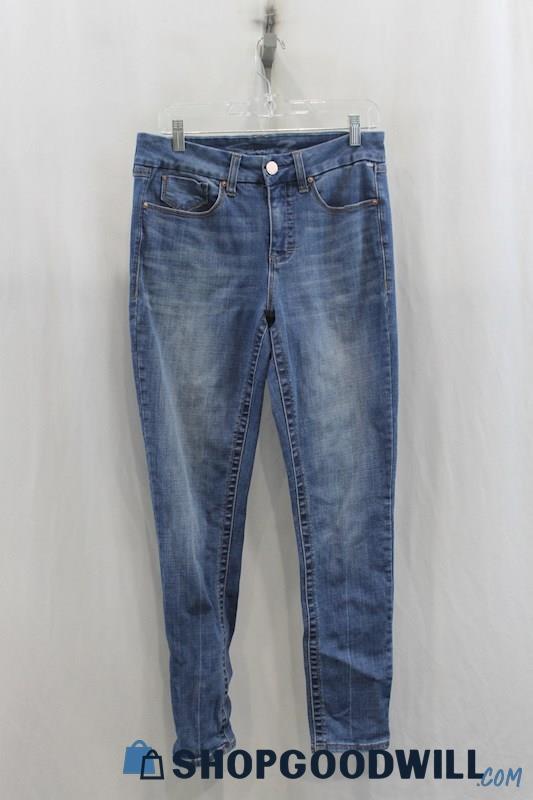 Seven7 Womens Blue Skinny Jeans Sz 6