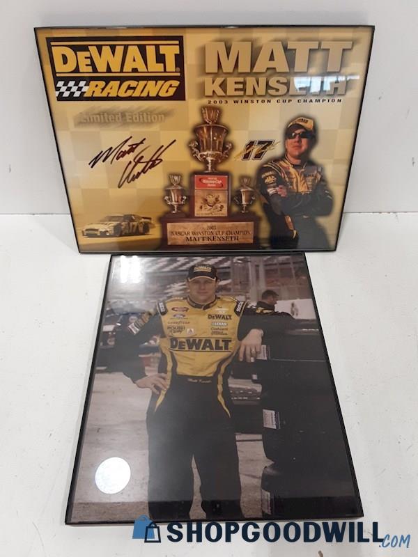 Matt Kenseth NASCAR SIGNED Photos