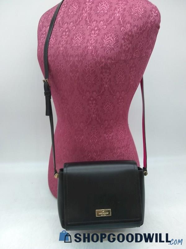Kate Spade Arbor Hill Charlene Black Leather Crossbody Handbag Purse 