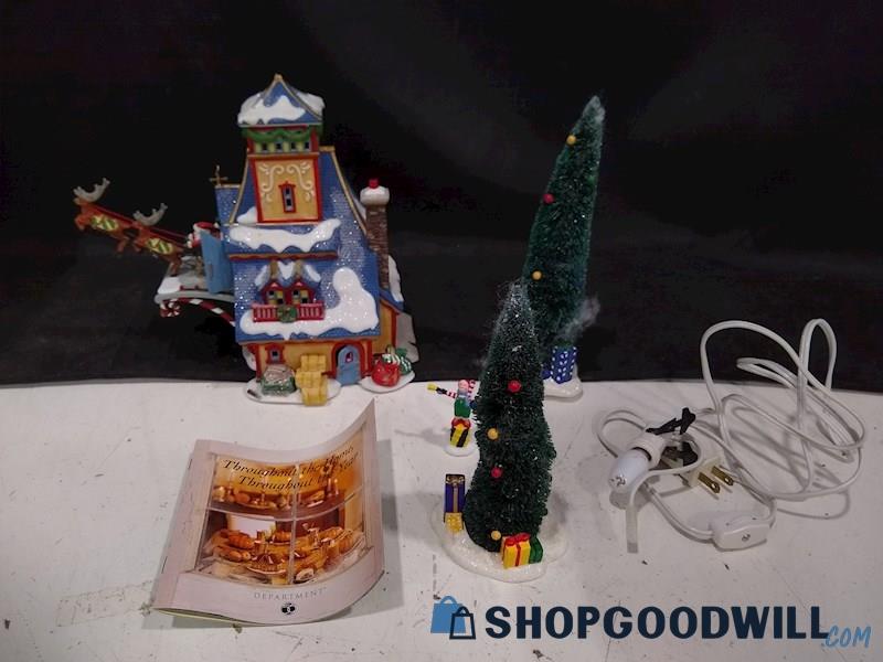 Discover Department Santa's Sleigh Launch Figurine Home Decor