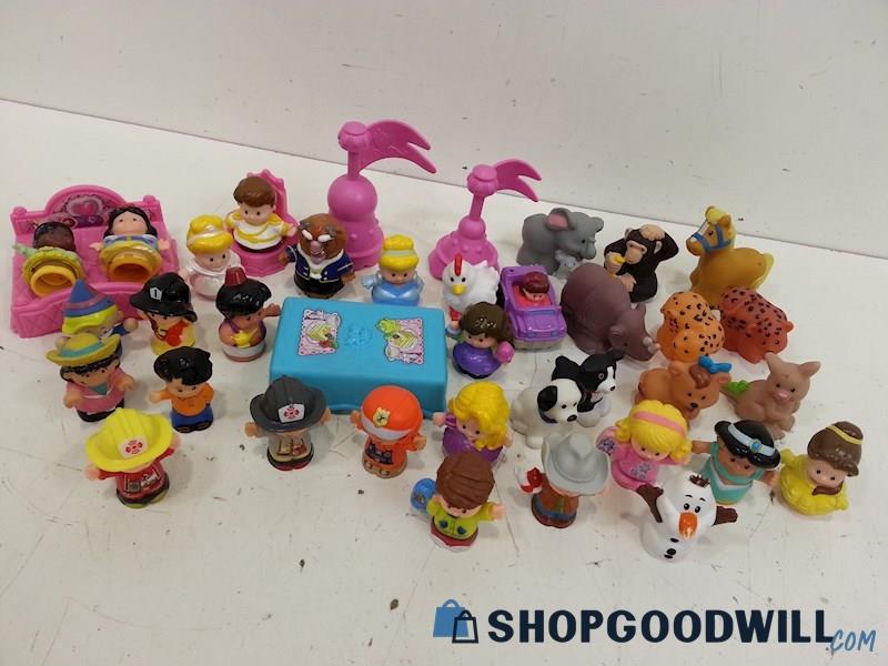 39 Fisher-Price Little People Figures Animal/Princess/Emergency/More Mixed Lot 
