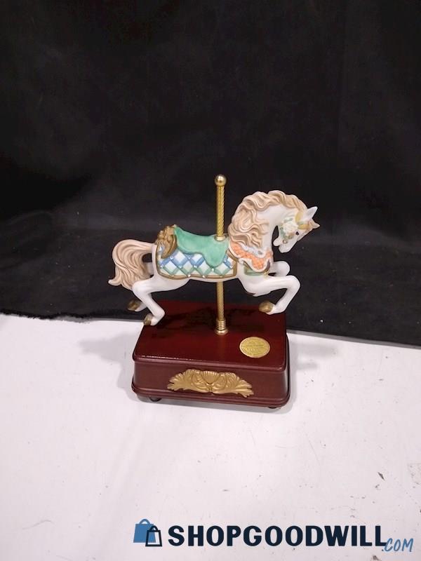 The S.f. Music The Four Seasons Winter Numbered Edition Carousel Music Box USA