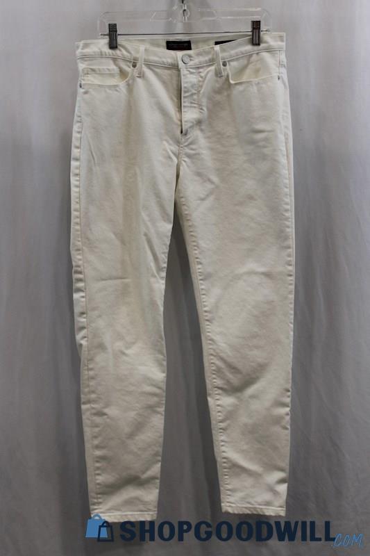 Banana Republic Women's White Skinny Ankle Jean SZ 31L